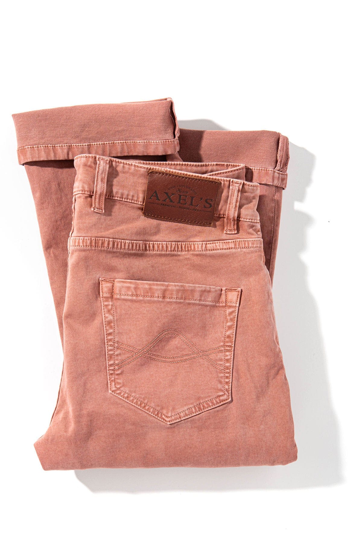 Colorado Soft-Touch Slim Jeans In Arancio - AXEL'S