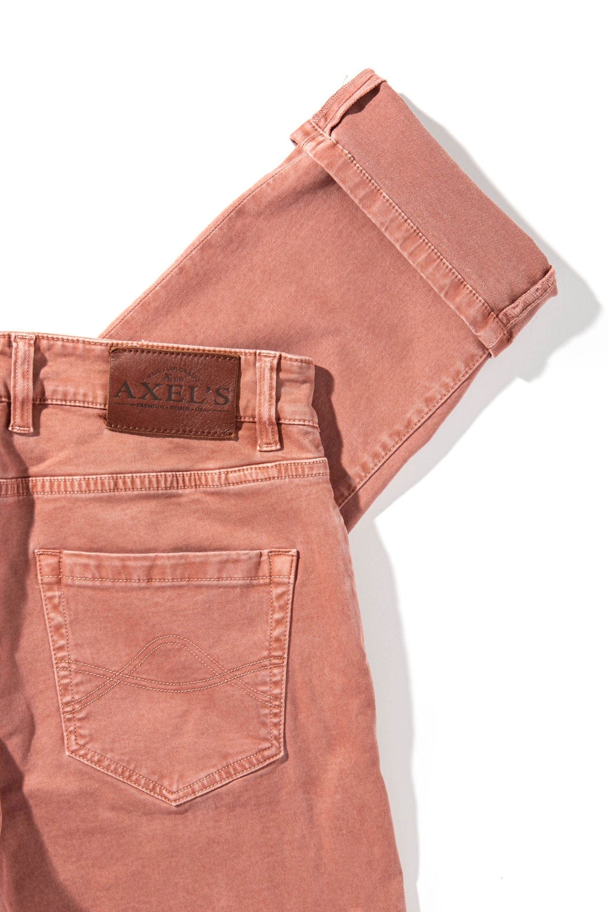 Colorado Soft-Touch Slim Jeans In Arancio - AXEL'S