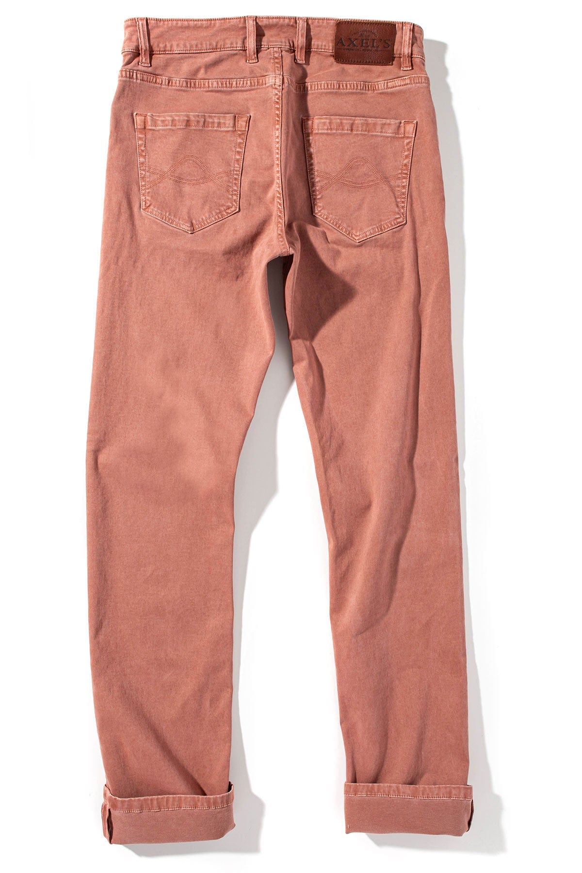 Colorado Soft-Touch Slim Jeans In Arancio - AXEL'S