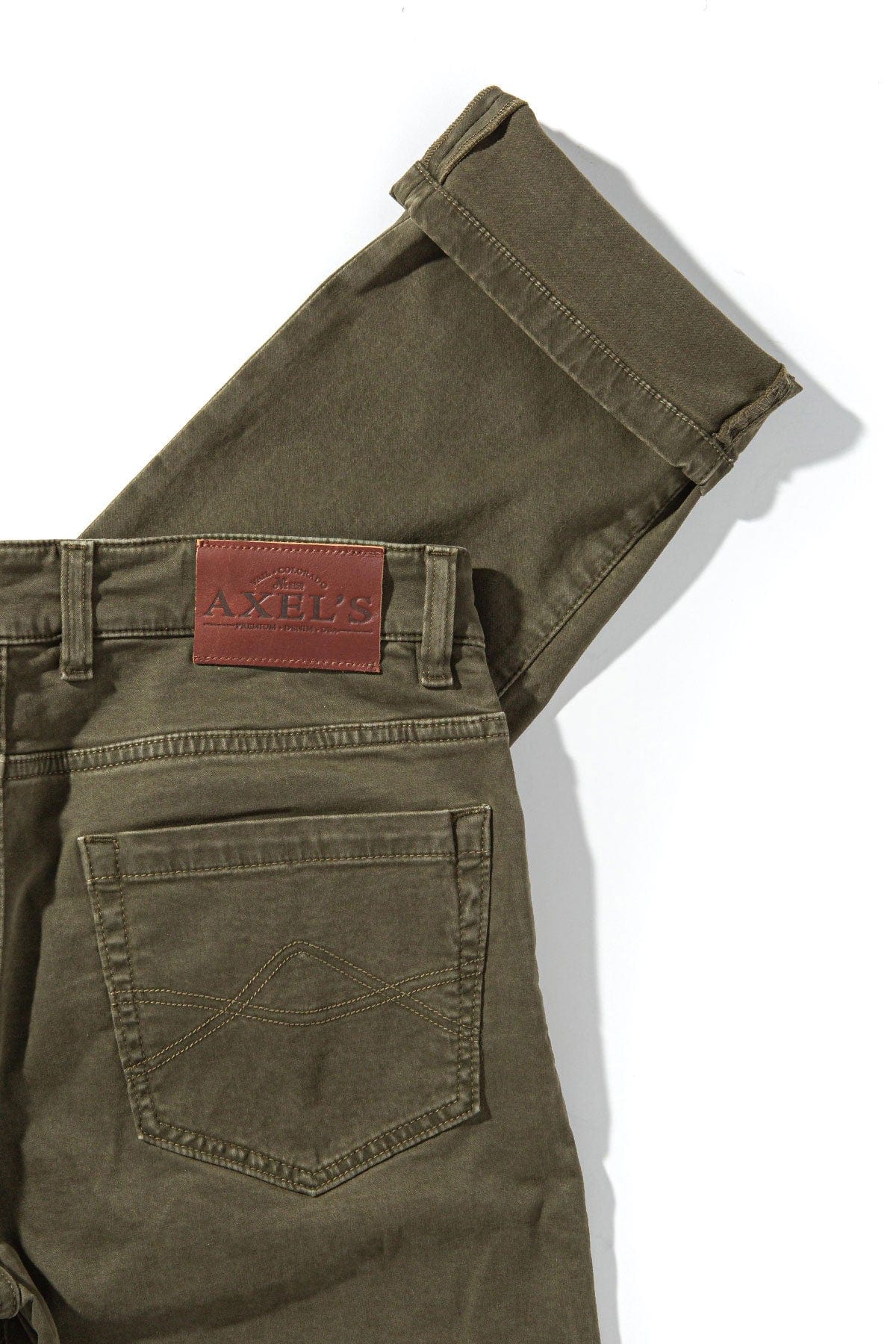 Colorado Soft-Touch Slim Jeans In Army - AXEL'S