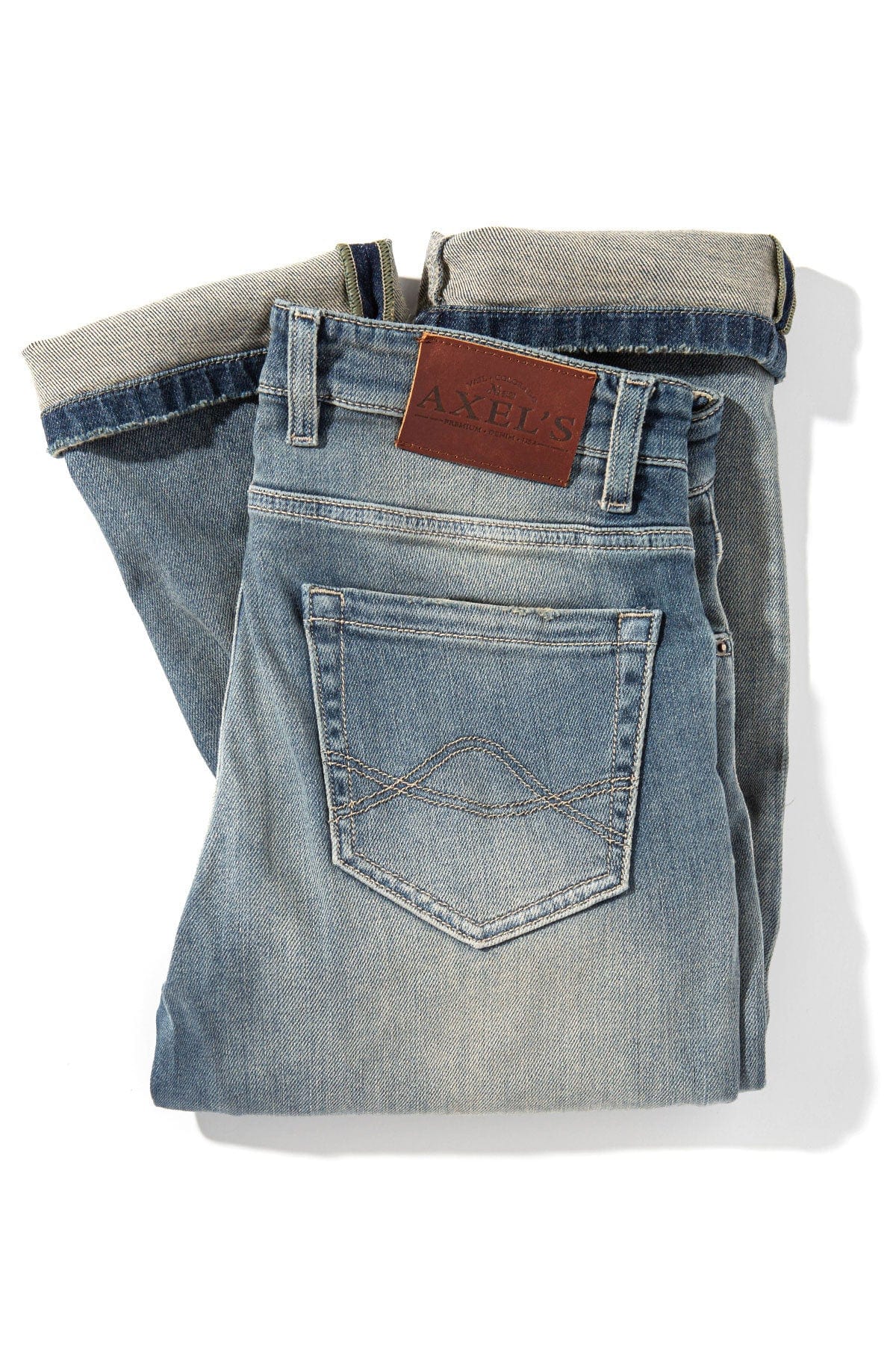 Sedona Denim In Light Wash Blue - AXEL'S