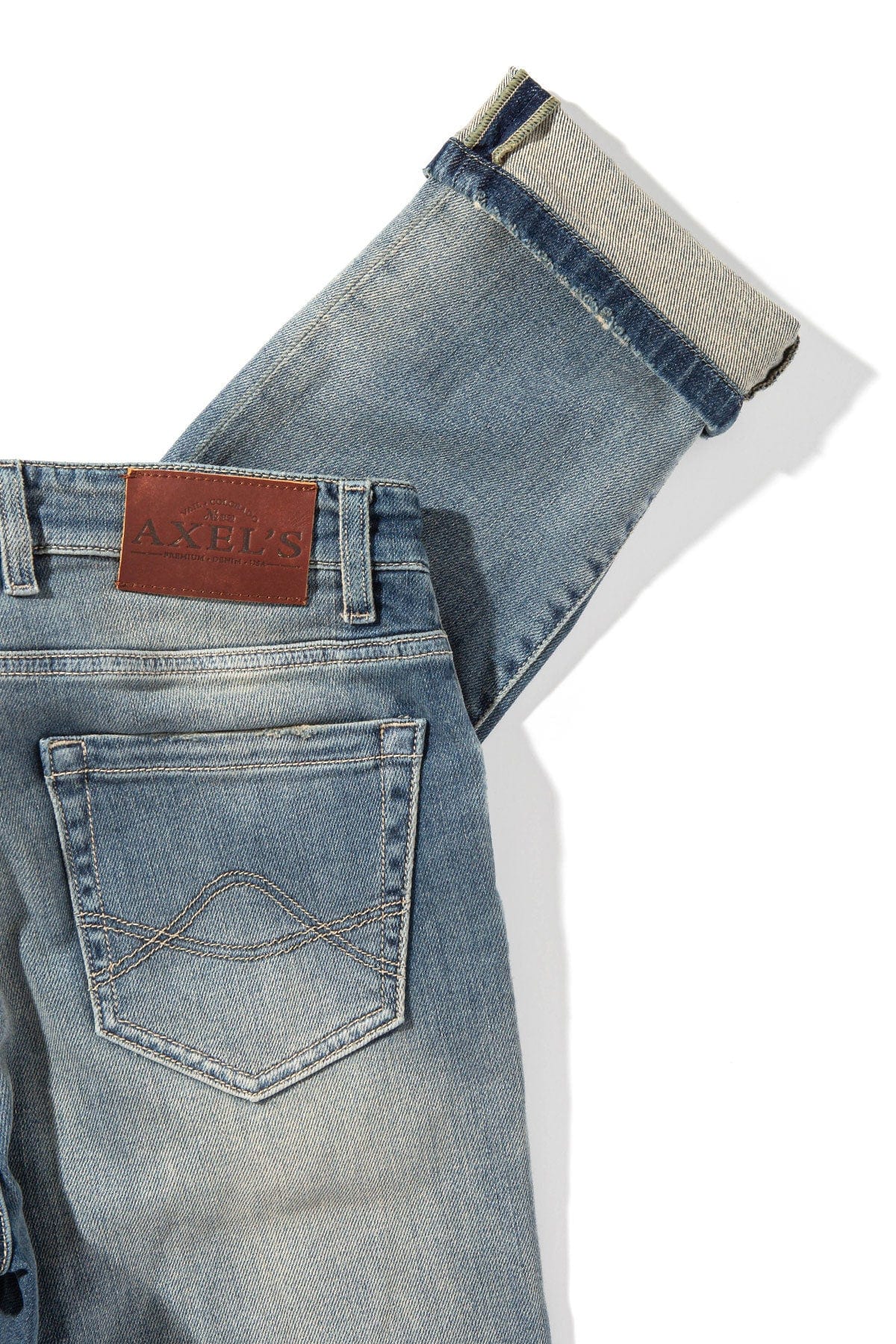 Sedona Denim In Light Wash Blue - AXEL'S