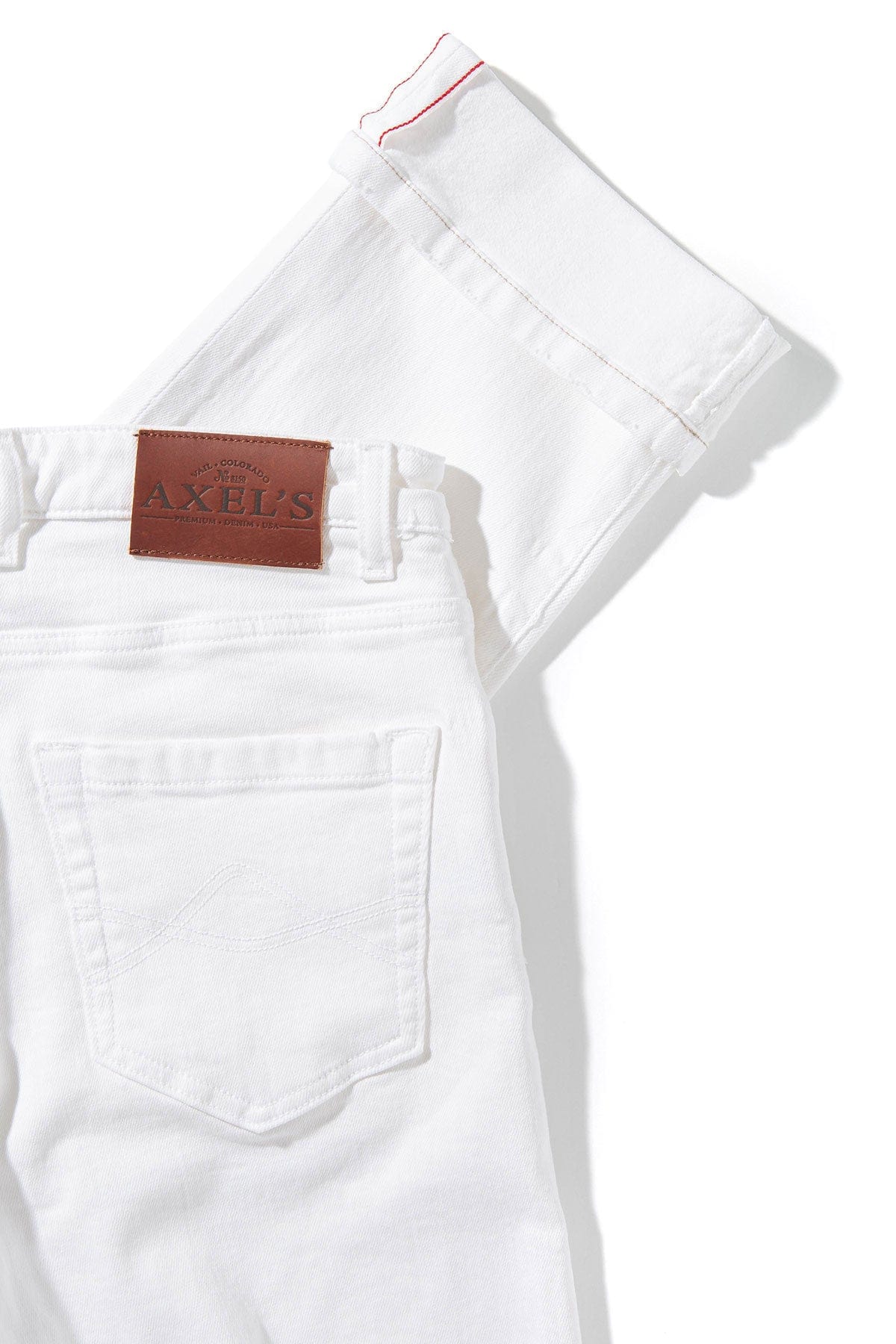 Tucson Selvedge Denim In Bianco - AXEL'S