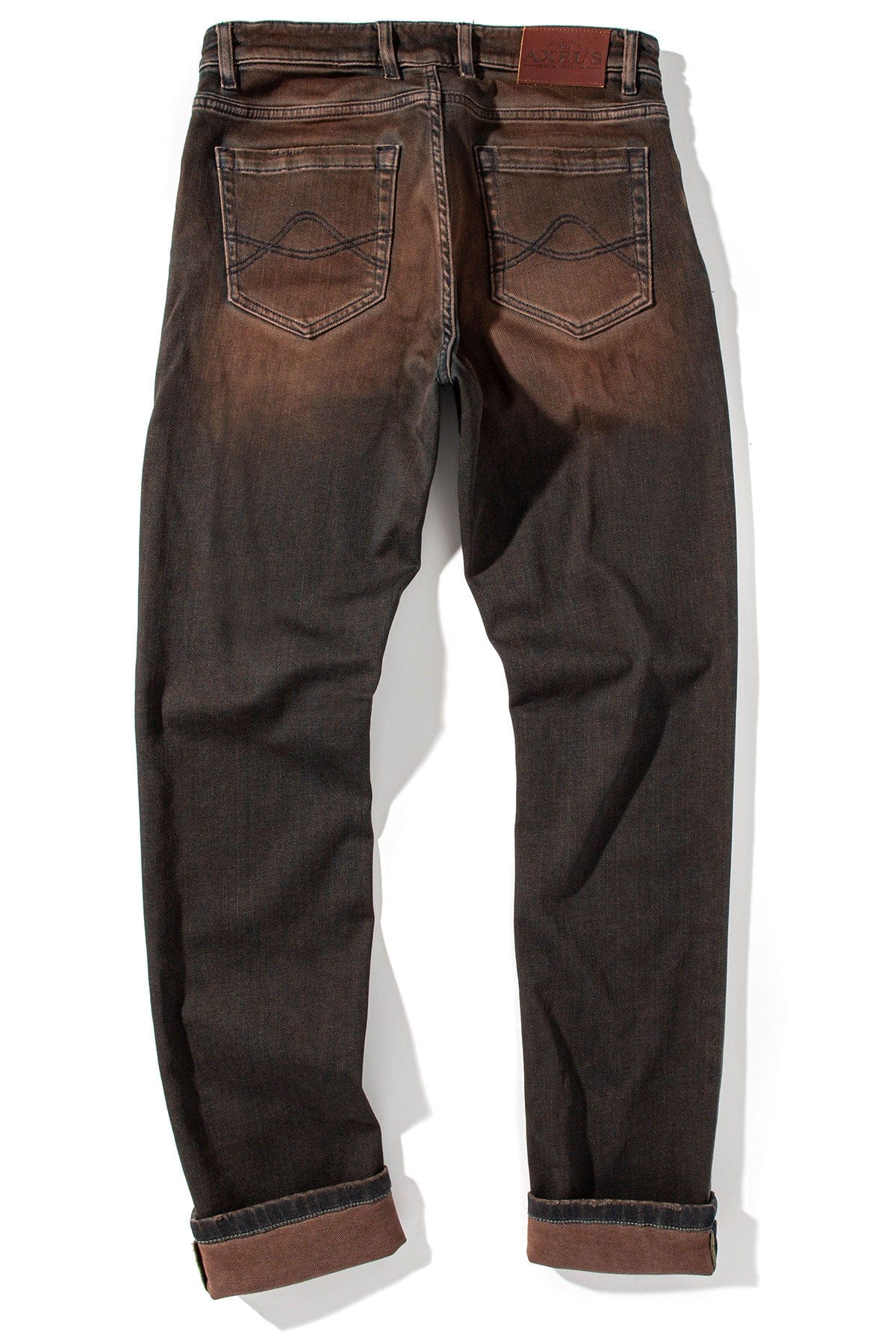 Waylon Over-Dyed Stretch Denim In Desert - AXEL'S