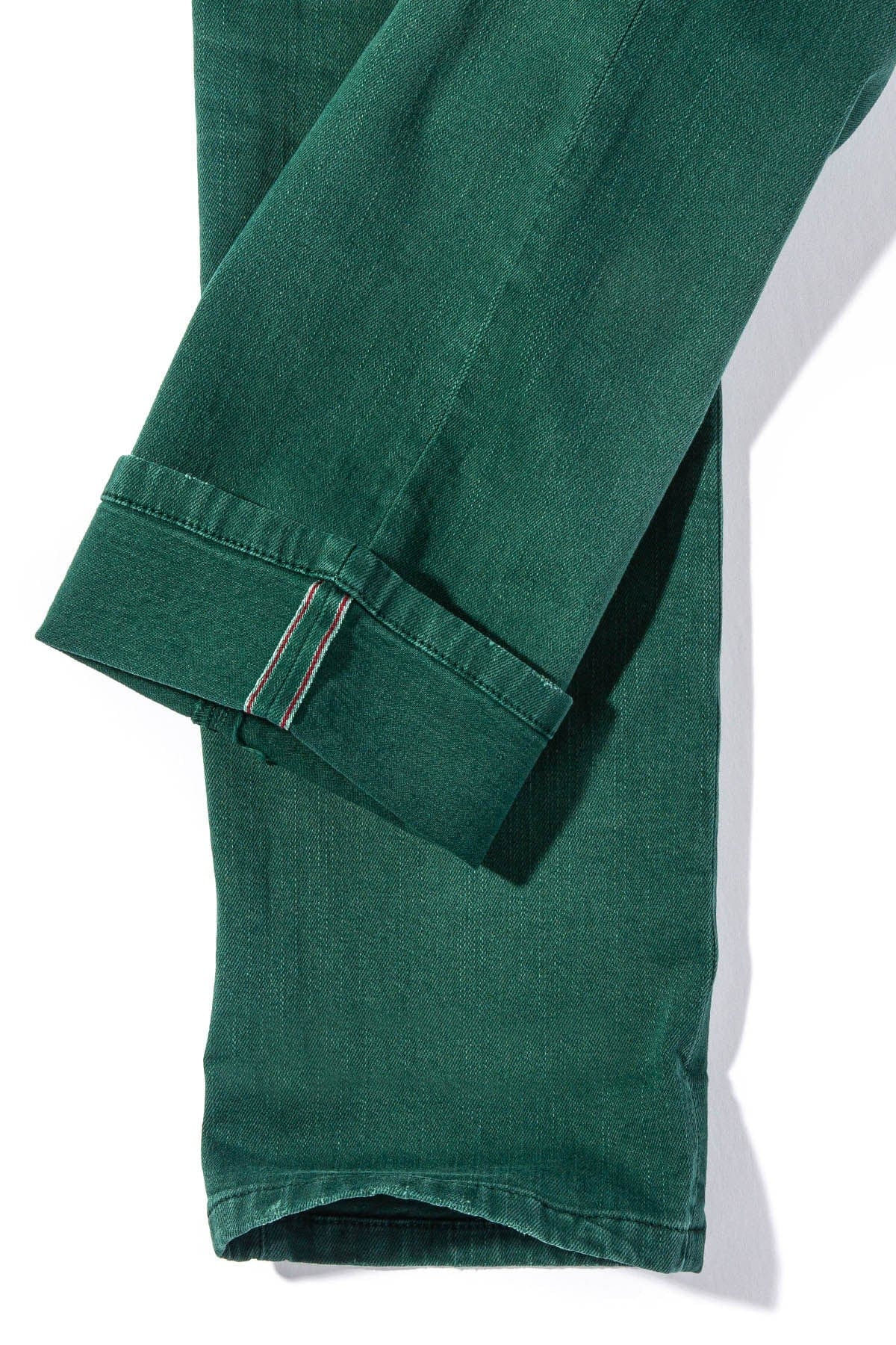 Tucson Selvedge Denim In Green - AXEL'S
