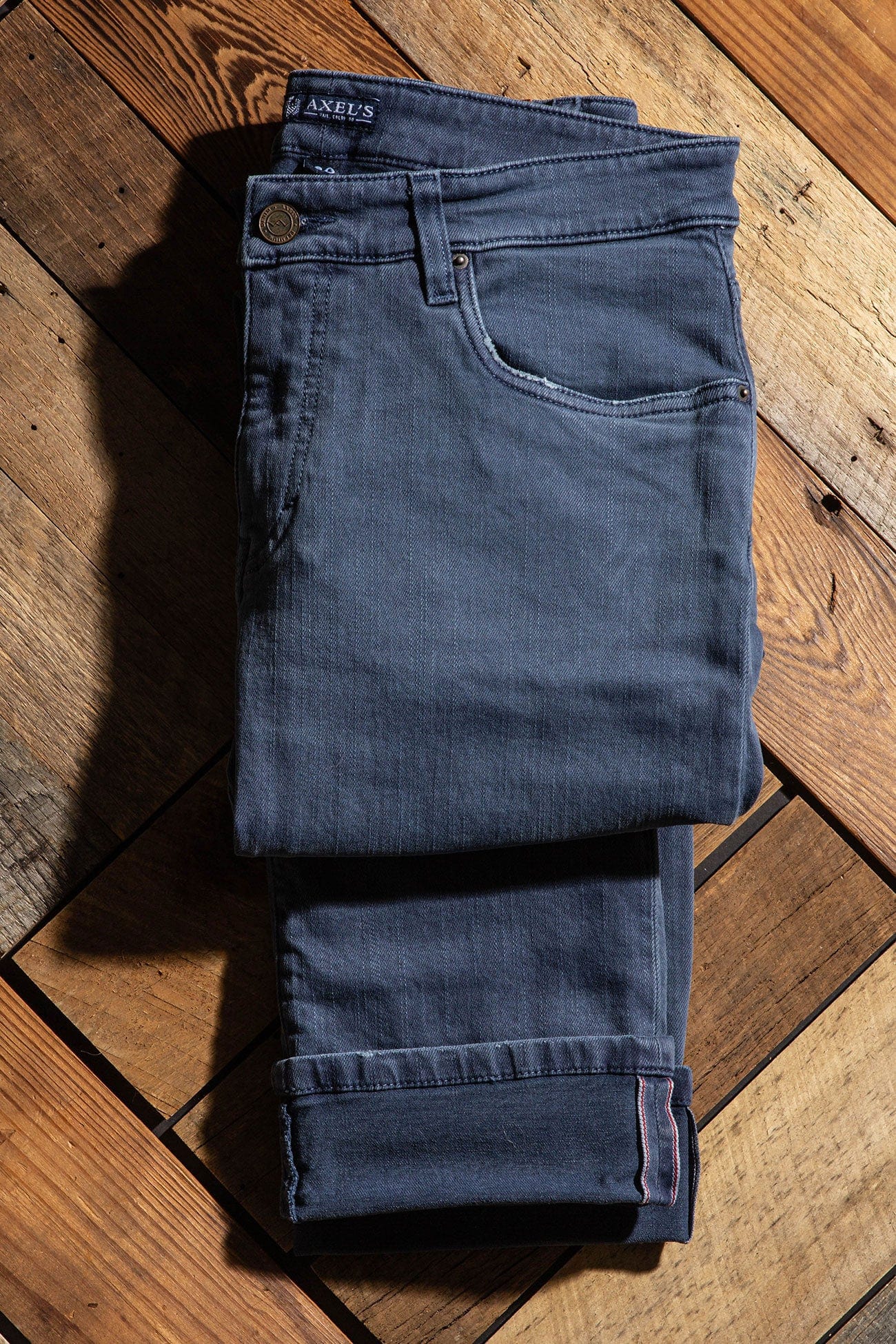 Tucson Selvedge Denim In Indaco - AXEL'S