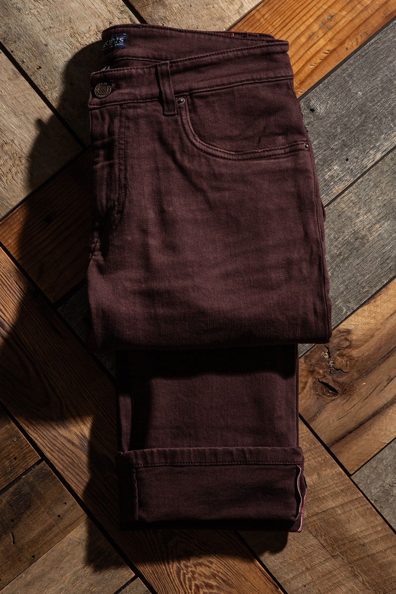 Tucson Selvedge Denim In Mosto - AXEL'S