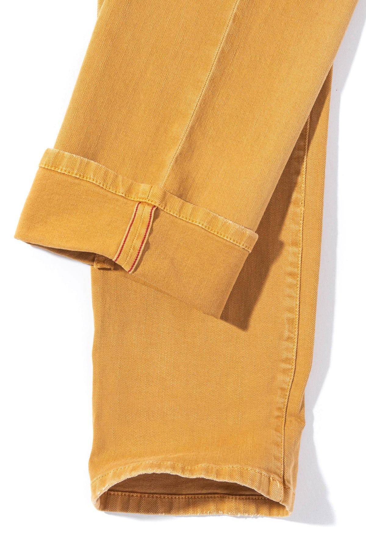 Tucson Selvedge Denim In Ocra - AXEL'S