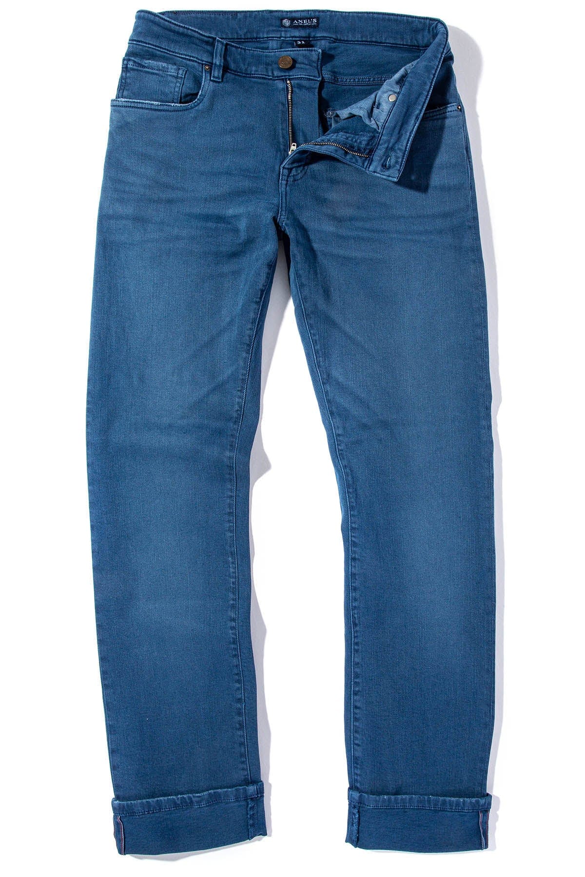 Tucson Selvedge Denim In Olympic Blue - AXEL'S