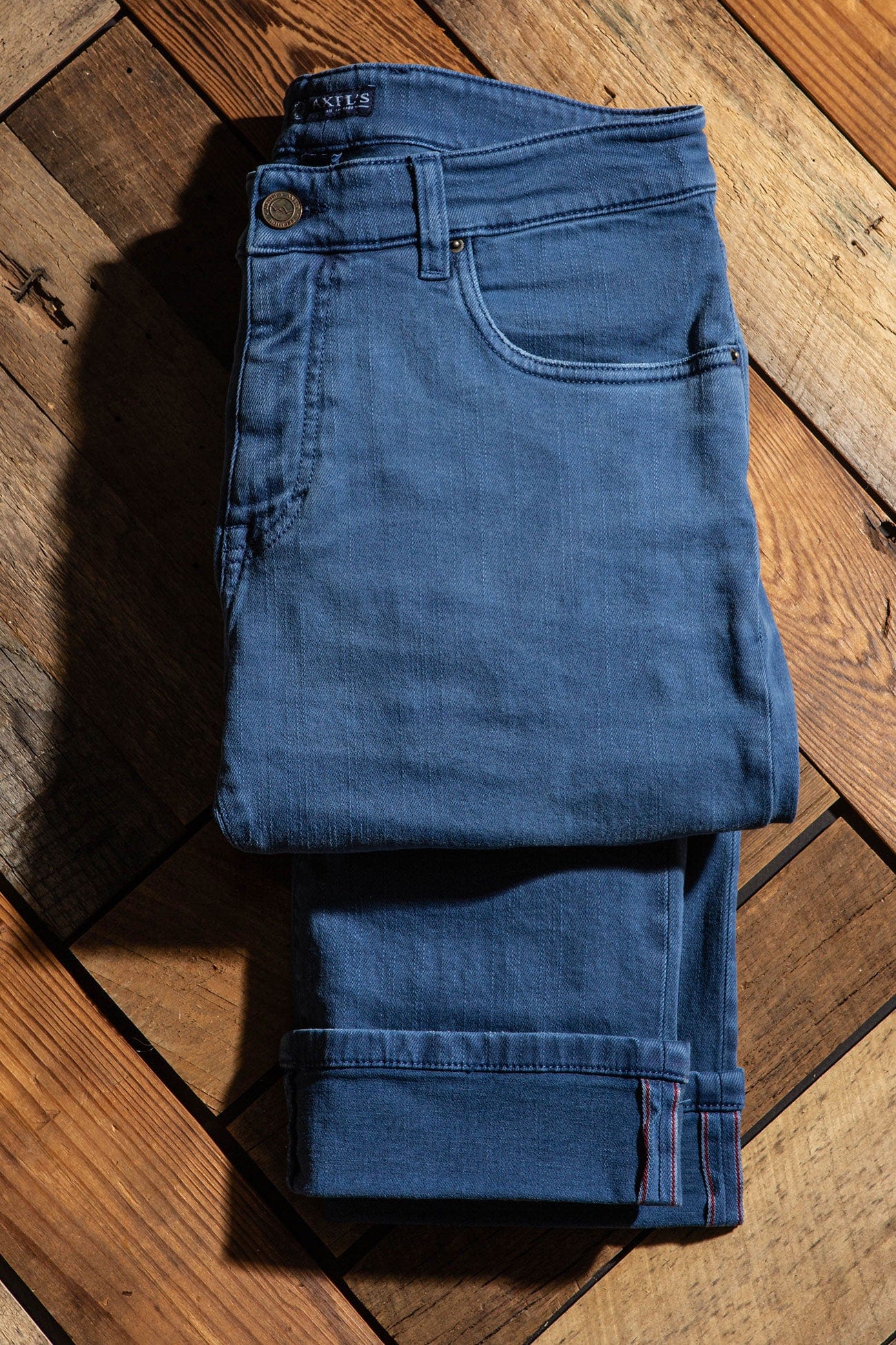 Tucson Selvedge Denim In Olympic Blue - AXEL'S