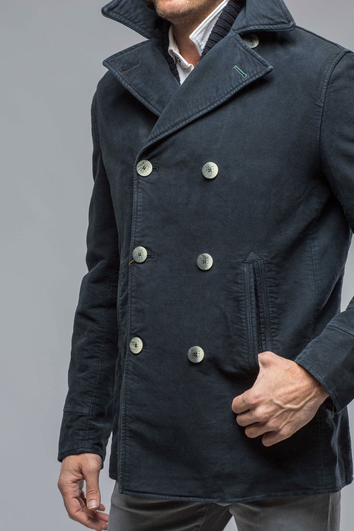 Brush Pea Coat | Warehouse - Mens - Outerwear - Cloth | Camplin