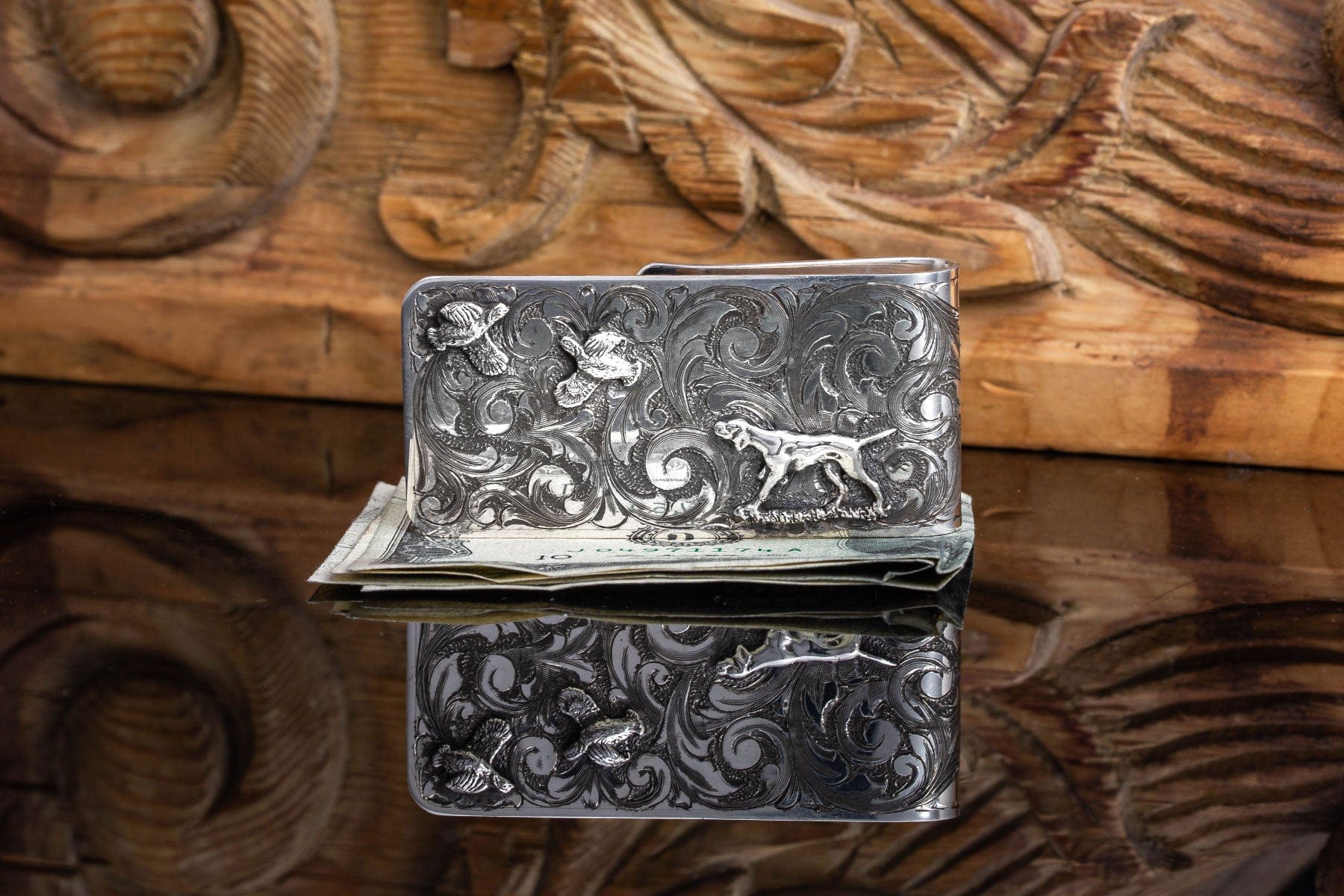 Austin Quail Sterling Silver Money Clip - AXEL'S