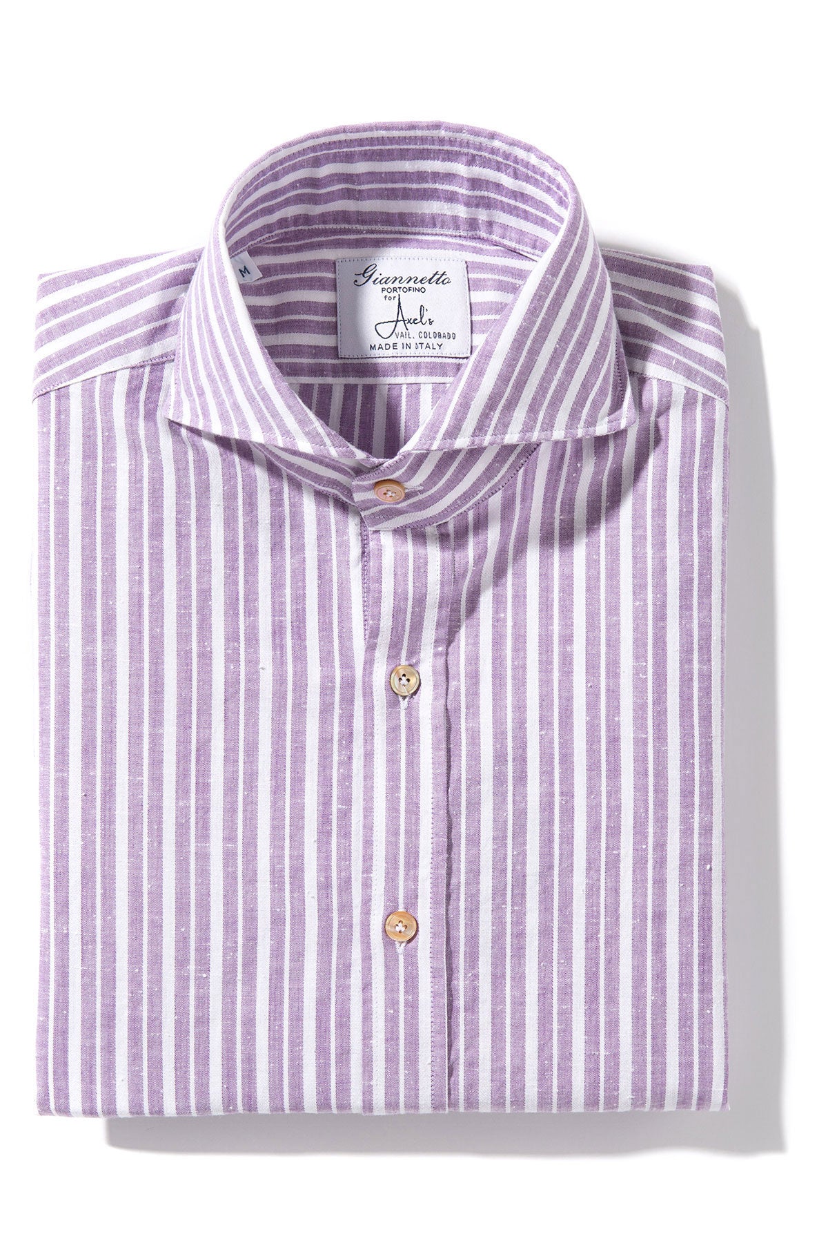 Giannetto Portofino Tonali Linen Sport Shirt Mens - Shirts - Outpost