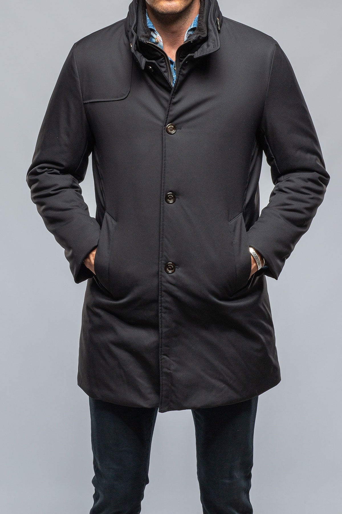 Gimo's Fairmont Performance Overcoat In Charcoal Warehouse - Mens - Outerwear - Cloth