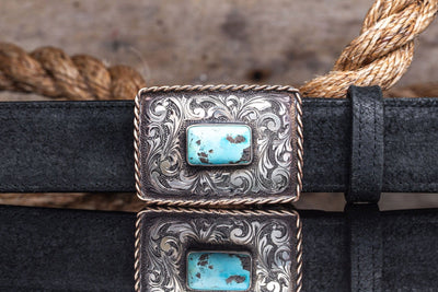 American Turquoise Trophy Buckle - AXEL'S