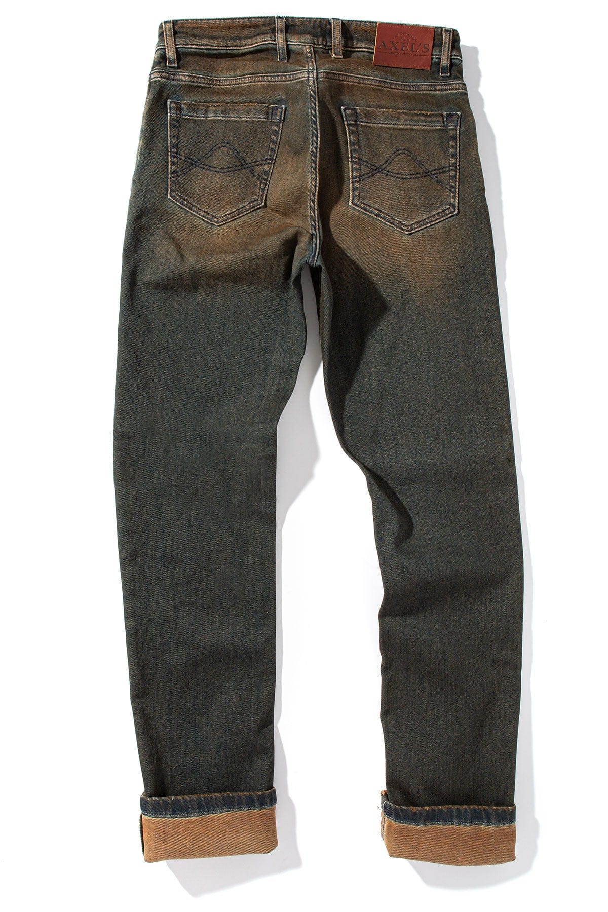 Waylon Over-Dyed Stretch Denim In Cannella - AXEL'S