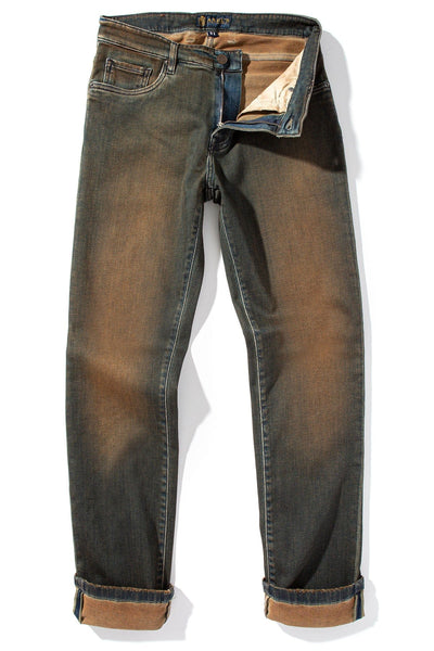 Waylon Over-Dyed Stretch Denim In Cannella - AXEL'S
