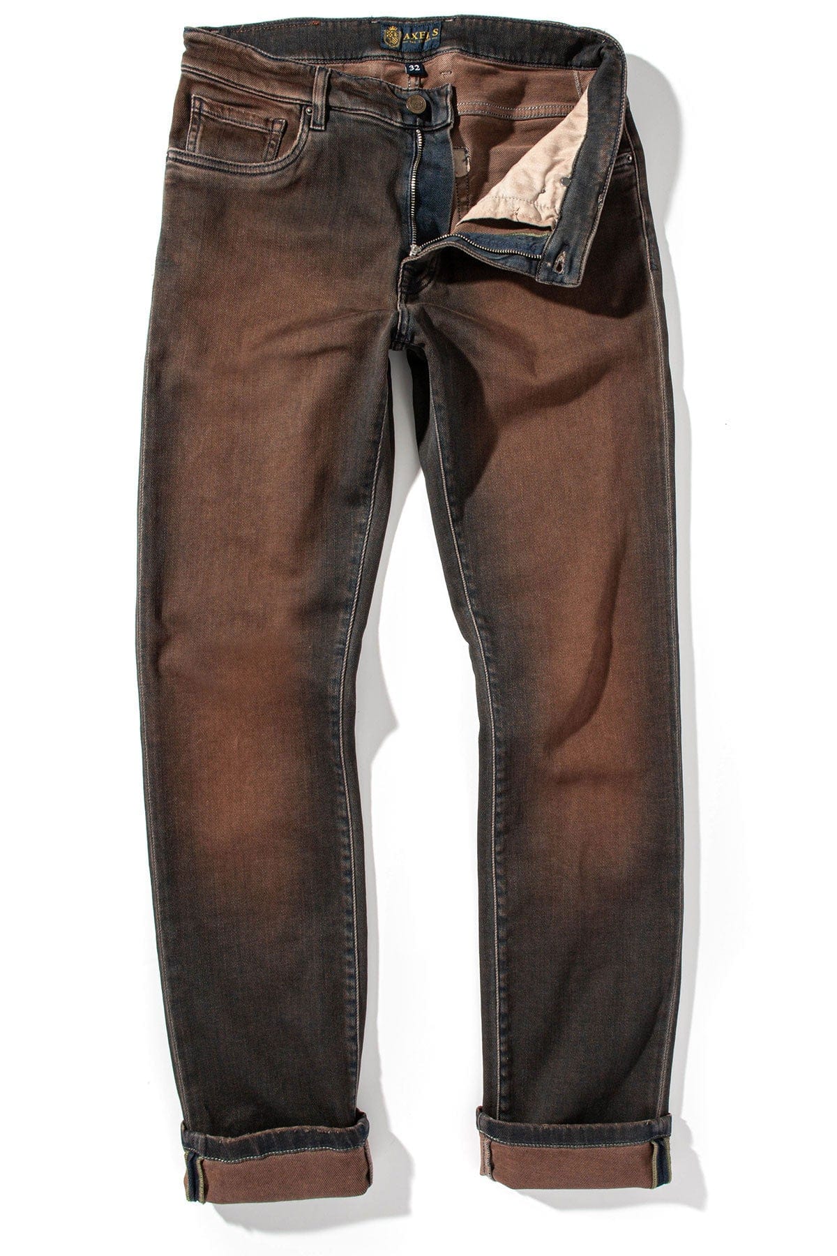Waylon Over-Dyed Stretch Denim In Desert - AXEL'S
