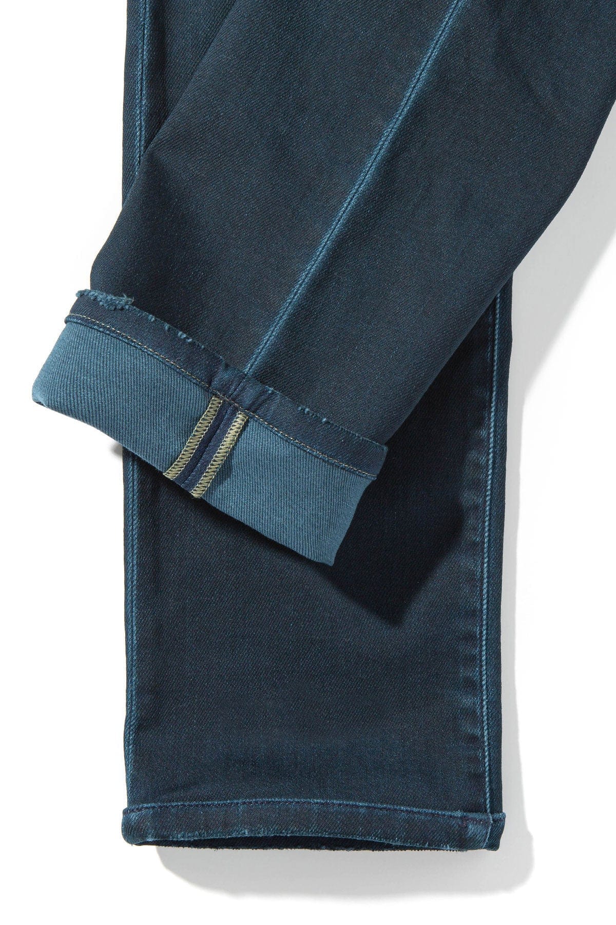 Waylon Over-Dyed Stretch Denim In Petroleo - AXEL'S