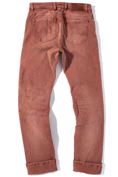 Tucson Selvedge Denim In Terracotta - AXEL'S