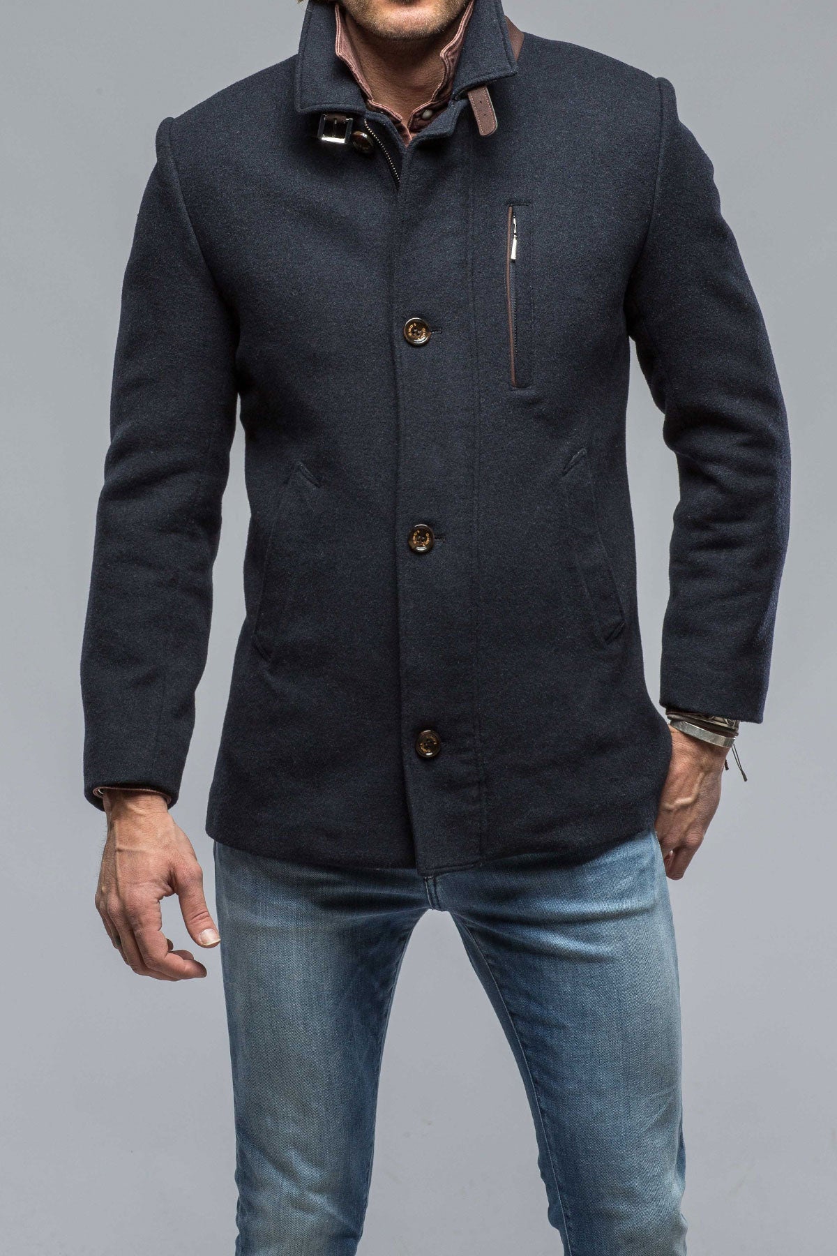 Gimo's Ethan Wool Carcoat Warehouse - Mens - Outerwear - Cloth