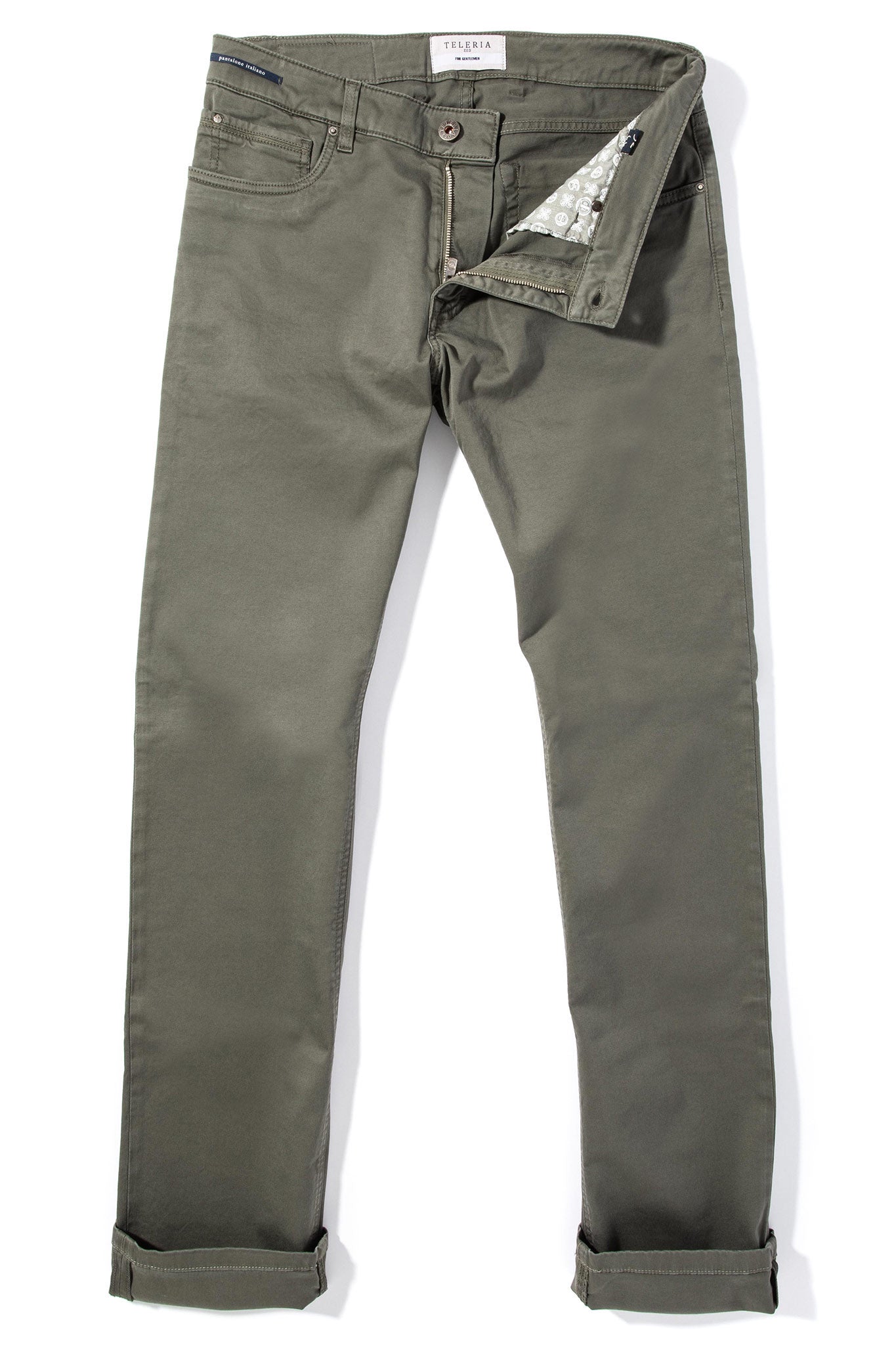 Teleria Zed Gunnison 5 Pocket In Army Mens - Pants - 5 Pocket