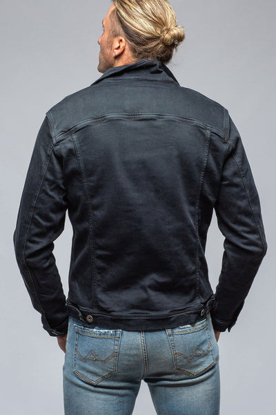 Teleria Zed Walker Jean Jacket In Nero Mens - Outerwear - Overshirts